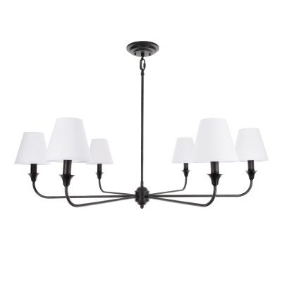 Efektowny Żyrandol Cheel Czarny Śr. 90cm 2