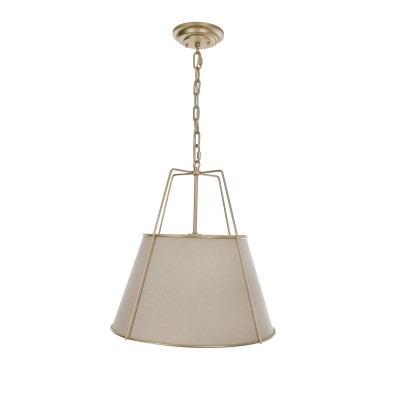Lampa Sufitowa Ambia Złota w Stylu Modern Farmhouse 40x40x100cm 4