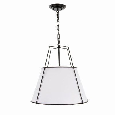 Lampa Sufitowa  w Stylu Modern Farmhouse Ambia Czarna, 40x40x100cm 3