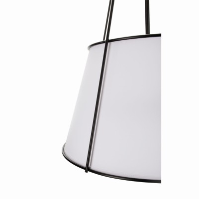 Lampa Sufitowa  w Stylu Modern Farmhouse Ambia Czarna, 40x40x100cm 4