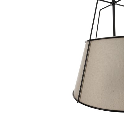 Lampa Sufitowa  w Stylu Modern Farmhouse Ambia Czarna, 40x40x100cm 7