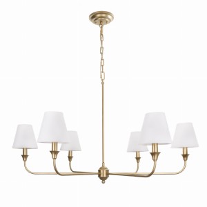 Efektowny Żyrandol Cheel  Złoty Śr. 90cm