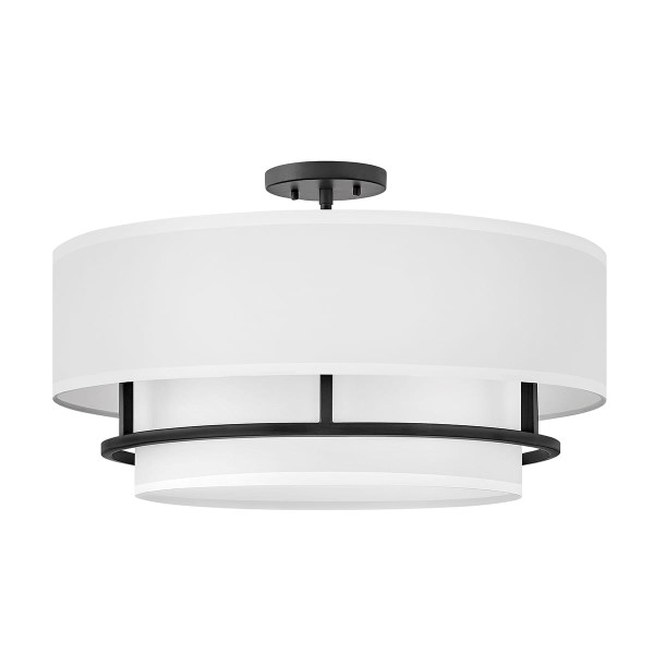 Lampa Wisząca Gela Biało-Czarna