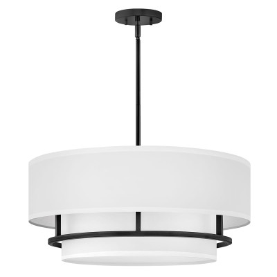 Lampa Wisząca Gela Biało-Czarna 3