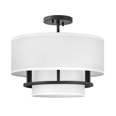 Lampa Wisząca Gela II Biało-Czarna 2