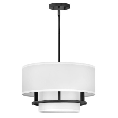 Lampa Wisząca Gela II Biało-Czarna 3