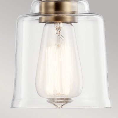 Lampa Wisząca Lucis I Stary Mosiądz 3