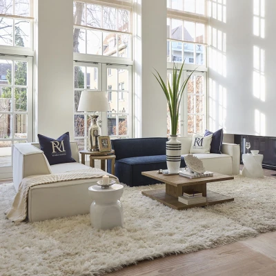 Dębowy Kwadratowy Stolik Kawowy Vermont Riviera Maison 7