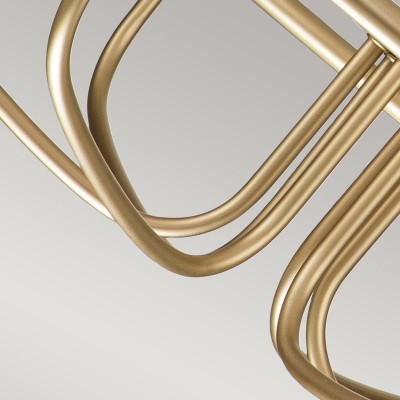 Stylowy Żyrandol Sorrento II Naturalny Mosiądz 4