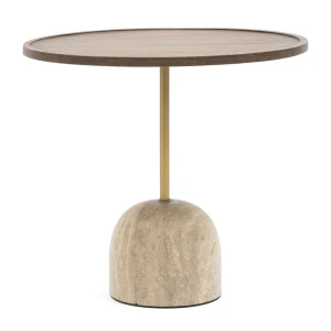 Stolik Kawowy z Trawertynu  Malibu Riviera Maison 55x55x50cm