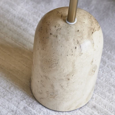 Stolik Pomocniczy z Trawertynu Malibu Riviera Maison 35x35x55cm 7