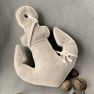 Poduszka Dekoracyjna Kotwica - Różne Kolory Tkanin 4