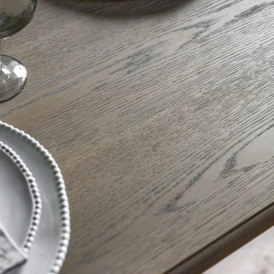 Dębowy Prostokątny Rozkładany Stół do Jadalni Tunnise 5