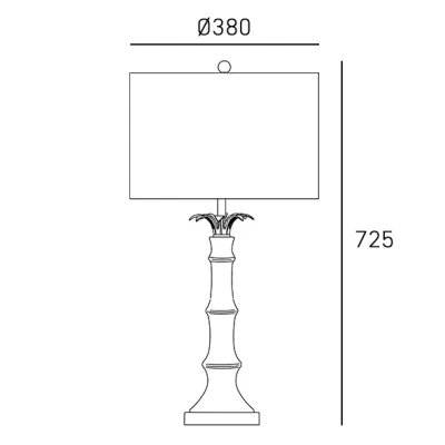 Stylowa Ceramiczna Lampa Stołowa Paloma Wys. 72,5cm 6
