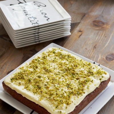 Talerz Riviera Maison Buon Appetito Square 18x18x2 5