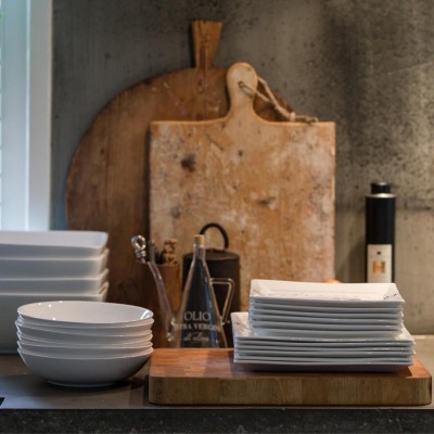 Talerz Riviera Maison Buon Appetito Square 22x22x2cm 6