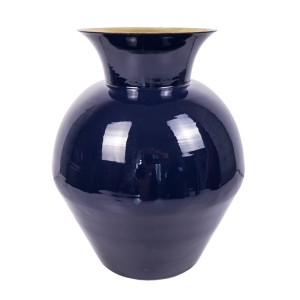Metalowy Wazon Indigo Wys. 34cm
