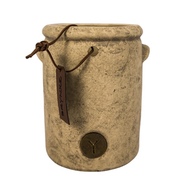 Wazon, Osłonka Cottage Beżowa Wys. 17cm