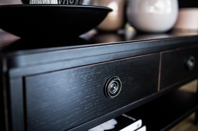 Stolik Kawowy Drewniany Henshaw Laura Ashley Czarny 100x70x45,5cm 8