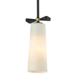 Lampa Sufitowa, Wisząca Bow Mosiądz, Czarny 10x10x163cm