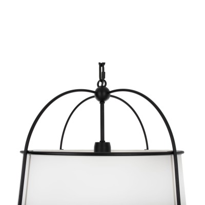 Stylowa Lampa Sufitowa  Optima Czarna  40x40x100cm 3