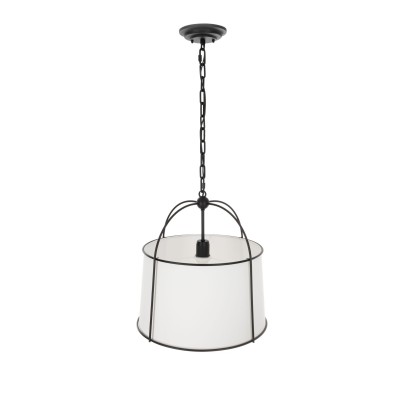 Stylowa Lampa Sufitowa  Optima Czarna  40x40x100cm 5
