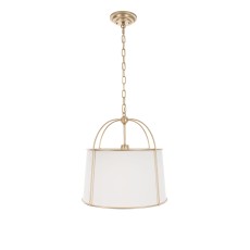 Stylowa Lampa Sufitowa  Optima Złota  40x40x100cm