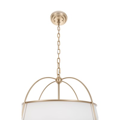 Stylowa Lampa Sufitowa  Optima Złota  40x40x100cm 5