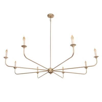 Duży Efektowny Żyrandol Diborah Złoty  Śr. 150cm 2