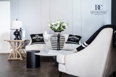 Świeca Biała Lene Bjerre L 6