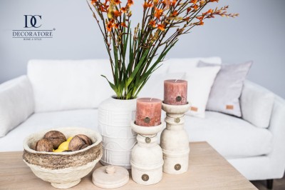 Misa Dekoracyjna Aluna Beżowa Śr. 40cm 5