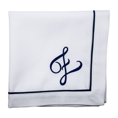 Personalizowana Serwetka z Haftem  Inicijał 40x40cm 3