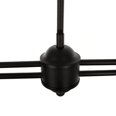 Stylowa Lampa Sufitowa Clas Czarna Szer. 100cm 8