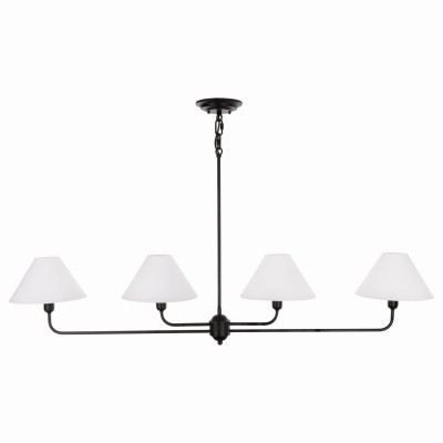 Stylowa Lampa Sufitowa Clas Czarna Szer. 100cm 3