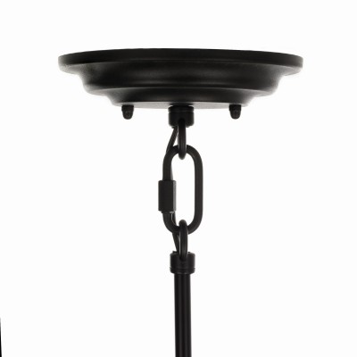Stylowa Lampa Sufitowa Clas Czarna Szer. 100cm 6