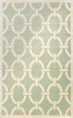 Dywan Art Deco Mięta, Krem - Różne Rozmiary