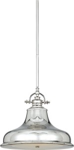 Lampa Sufitowa, Wisząca Grosseto M Srebrna 34x34x30cm