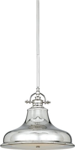Lampa sufitowa Grosseto M, srebrna, 34x34x30 cm, z metaliczną, błyszczącą powierzchnią i dekoracyjną oprawą, wisząca, idealna do nowoczesnych wnętrz.