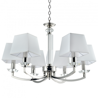 Lampa Sufitowa, Wisząca Rifo Nikiel, Biały 70x70x41cm 2