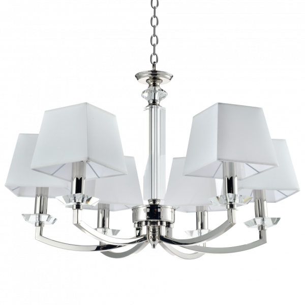 Lampa Sufitowa, Wisząca Rifo Nikiel, Biały 70x70x41cm