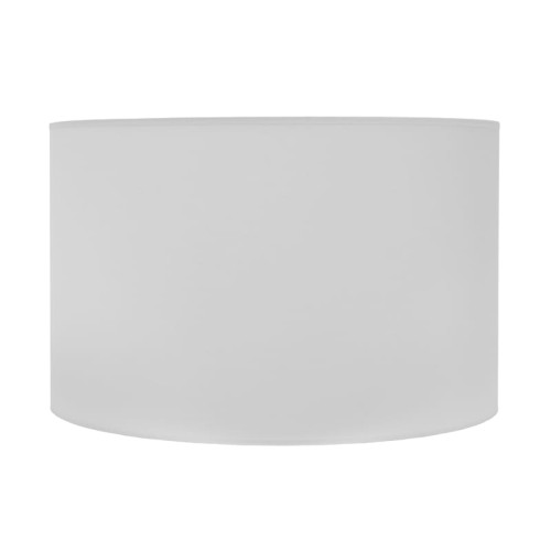 Abażur Chic Royal w kolorze białym, o wymiarach 30x17 cm, w kształcie cylindrycznym. Gładka tekstura, bez widocznych napisów czy zdobień. Produkt leżący na płaskiej powierzchni, na neutralnym tle. Idealny do lamp stojących lub wiszących.