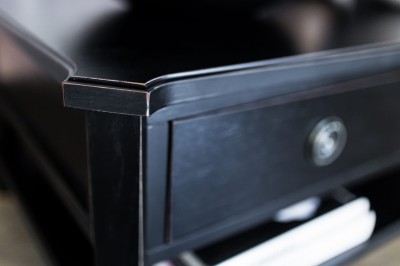 Stolik Kawowy Drewniany Henshaw Laura Ashley Czarny 100x70x45,5cm 7