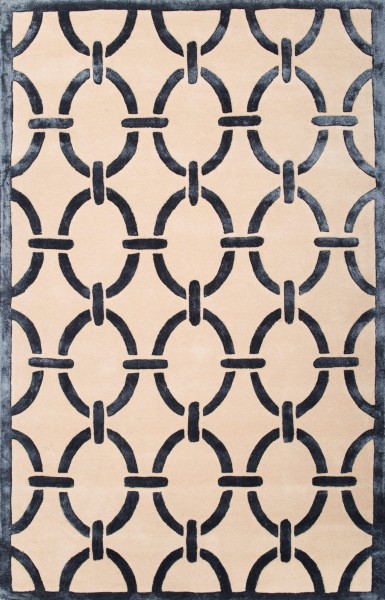 Dywan Art Deco Czarny, Beż - Różne Rozmiary