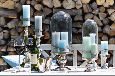 Świeca Szara Lene Bjerre M 12