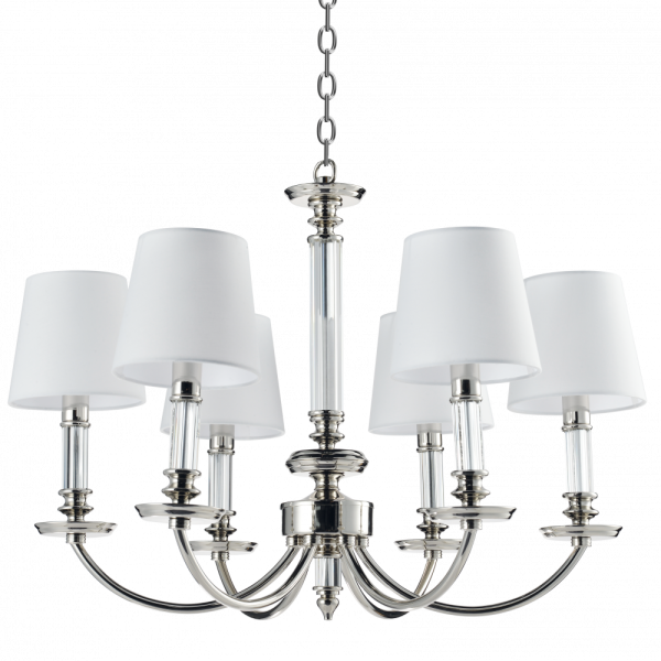 Lampa Sufitowa, Wisząca Sapore Nikiel, Biały 70x70x80cm