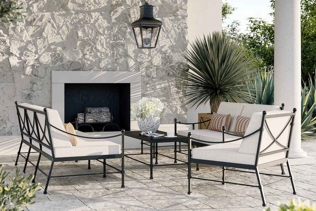 Taras w stylu hamptons inspiracje